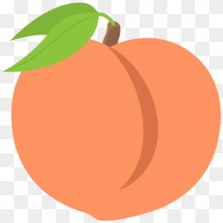 Peach Emoji - Peach Emoji Transparent Background, HD Png Download