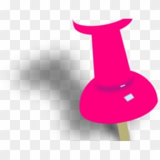 Thumb Tack Clipart Pink, HD Png Download