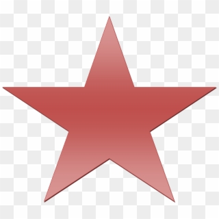 Red Gradient Star - Clip Art, HD Png Download