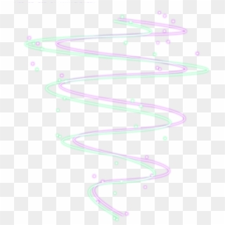 Line Neon Spiral Tumblr Edit Png Pngedit Sticker Purple - Drawing, Transparent Png