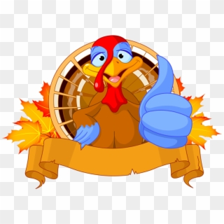 Happy Thanksgiving, Heavy Equipment, Turkey, Compact, - Thanksgiving Turkey Clipart Png, Transparent Png