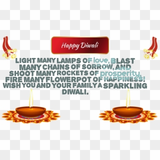 Diwali Messages Transparent Image - Candle, HD Png Download