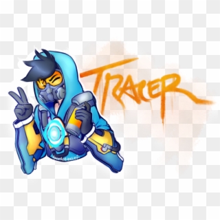 overwatch #tracer #mlg #blizzard - Rule 63 Tracer, HD Png Download