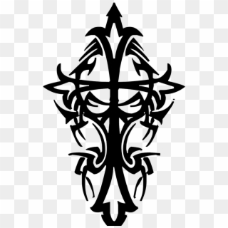 Tattoos Png Top Class Editing Effects - Tribal Cross, Transparent Png