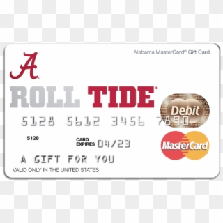 Alabama Travel Credit Cards Images The Alabama Crimson - Mastercard, HD Png Download