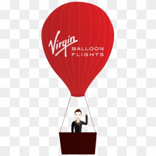 Hot Air Balloon Clipart Pilot - Virgin Balloon, HD Png Download