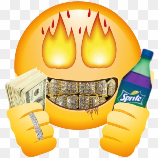 Emoji Emojisticker Lean Dirtysprite Codeine Money Grill - Braces Emoji, HD Png Download