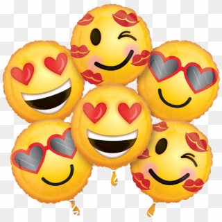 Globo Emoticon Love - Emojis De San Valentin, HD Png Download