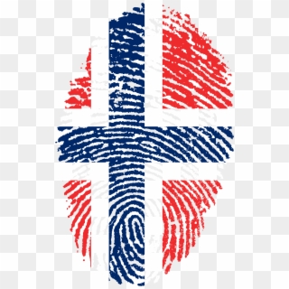 Norway Flag Fingerprint Country 654987 - Transparent Indian Flag Hd Png, Png Download