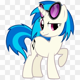 Vinyl Scratch As Rarity Position By Greendwarf333 - Rarity And Vinyl Scratch, HD Png Download