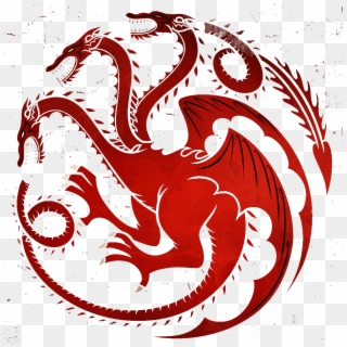 Throne Clipart Transparent Background - House Targaryen Logo Png, Png Download