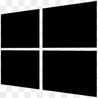 Image - Windows Black Logo Transparent Background, HD Png Download