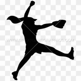 825 X 969 6 - Fastpitch Softball Pitcher Silhouette, HD Png Download