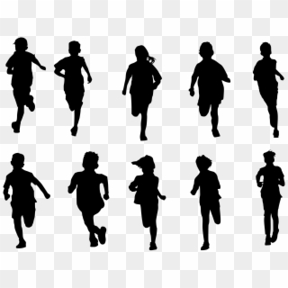 Running Png Image - Silhouette, Transparent Png