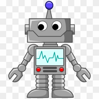 File - Cartoon Robot - Svg - Cartoon Robot, HD Png Download