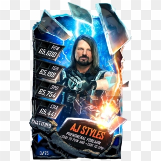 Ajstyles S5 24 Shattered - Wwe Supercard Shattered Alexa Bliss, HD Png Download