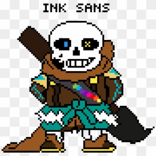 Actor - Actor - Ink Sans Pixel Art, HD Png Download