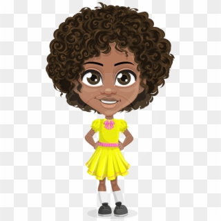 Alana The African American Sunshine - African American Child Cartoon, HD Png Download
