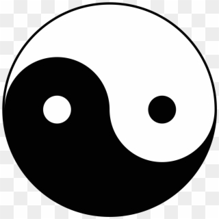 The Yin-yang, Or “diagram Of The Supreme Ultimate' - Yin And Yang Sideways, HD Png Download