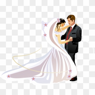 Clip Art Freeuse Library Christian Marriage Clipart - Bride And Groom Vector Png, Transparent Png